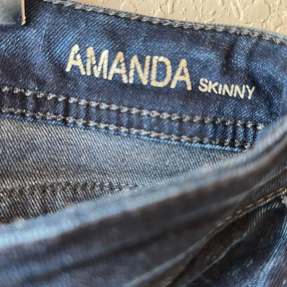 DL1961 Amanda Seville Distressed Skinny Jeans Size 28 - Picture 8 of 15